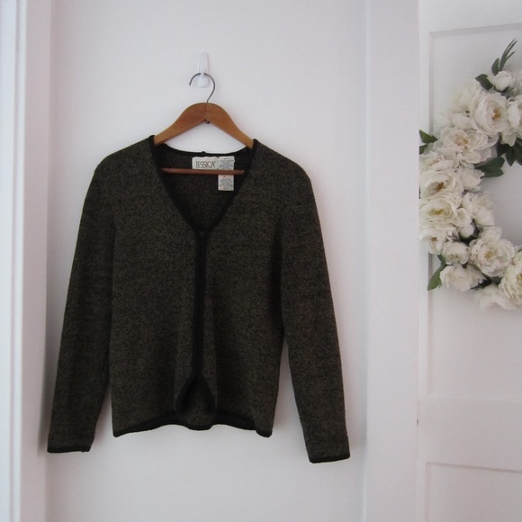 JESSICA M vintage Faux Fur Cardigan - Picture 4 of 14